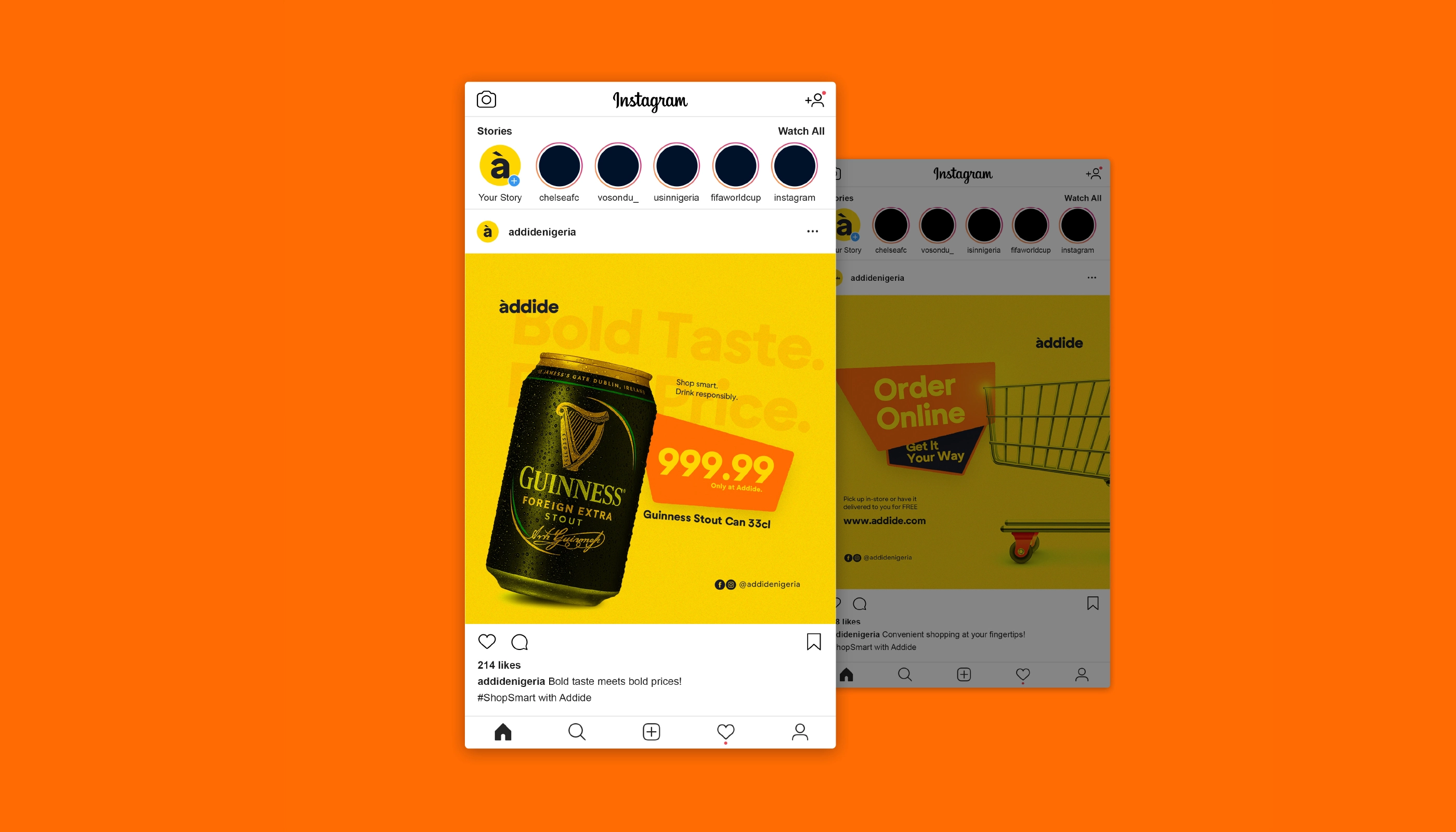 Addide App UI